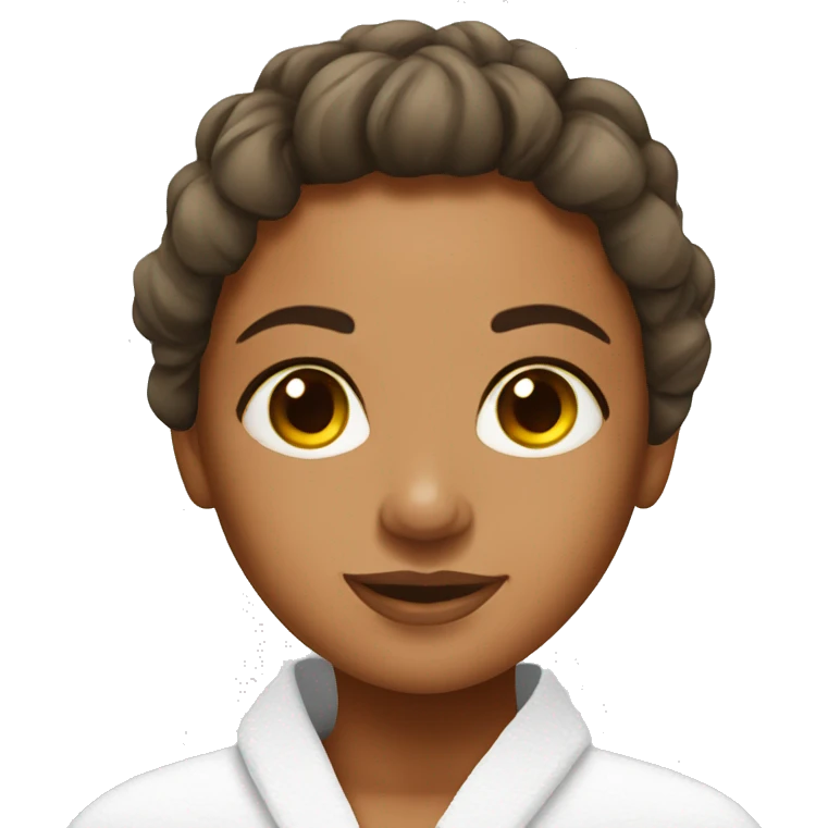 Spa tan girl emoji