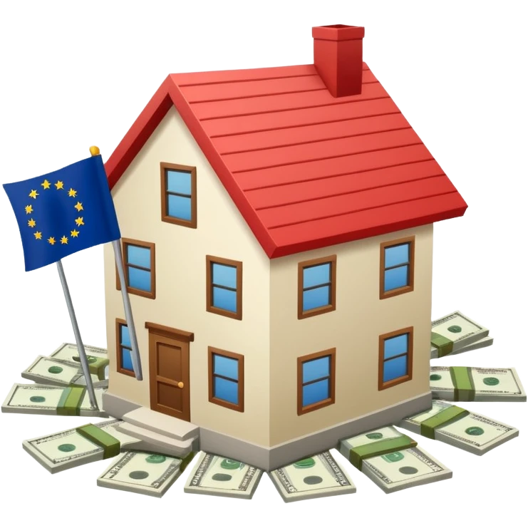 eua flag money house emoji