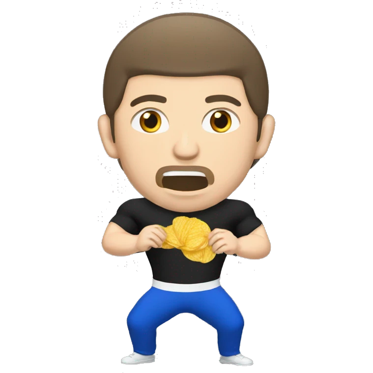 Khabib qui mange des chips emoji