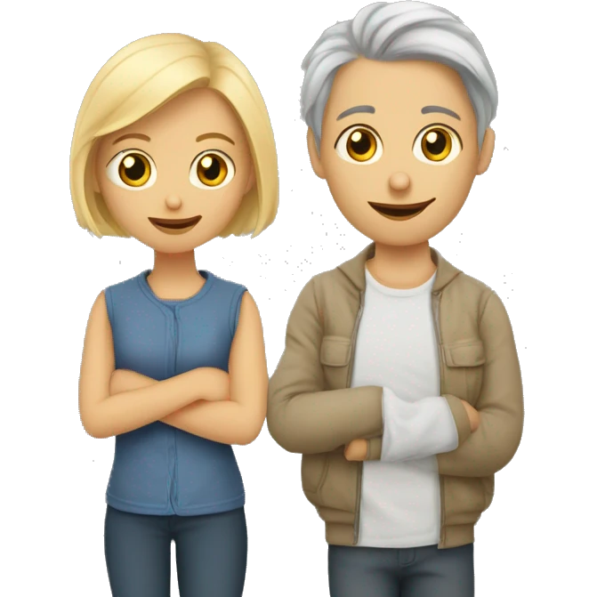 Jente meg en katt i hånda  emoji