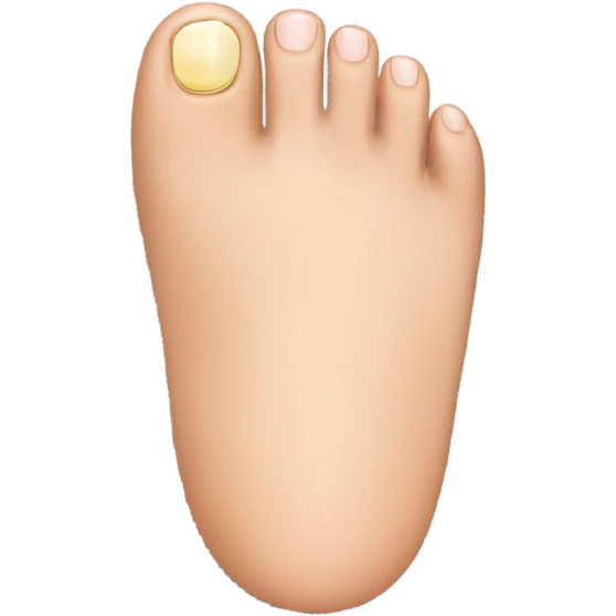Toenail clipping emoji