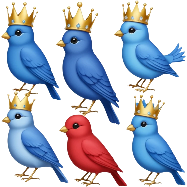 create 6 icons for a tweet, where 1 icon is the basic one, 2 is for 2 months of subscription, 3 is for 3 months of subscription, 4 is for 6 months of subscription, 5 is for 9 months of subscription, and 6 is for a year of subscription. emoji