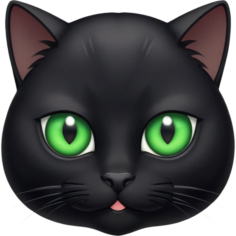 black cat rolling eyes emoji