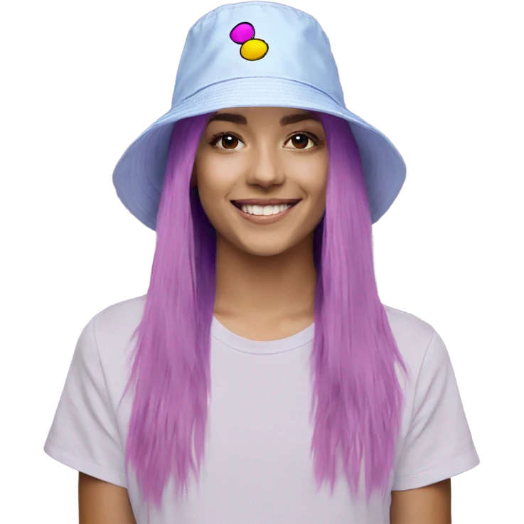 Rave bucket hat emoji