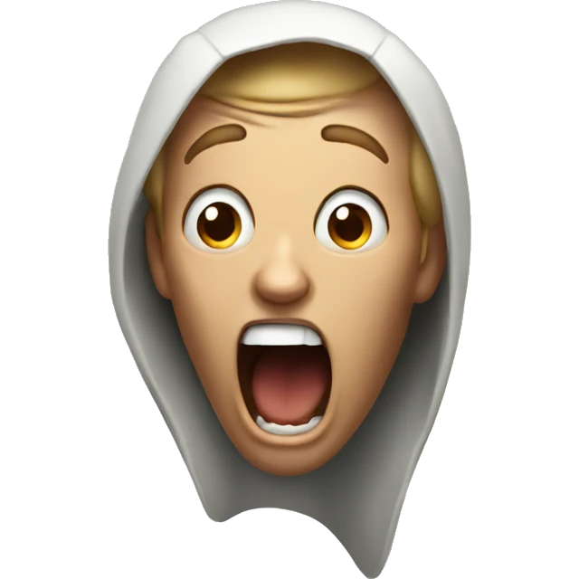 screaming emoji
