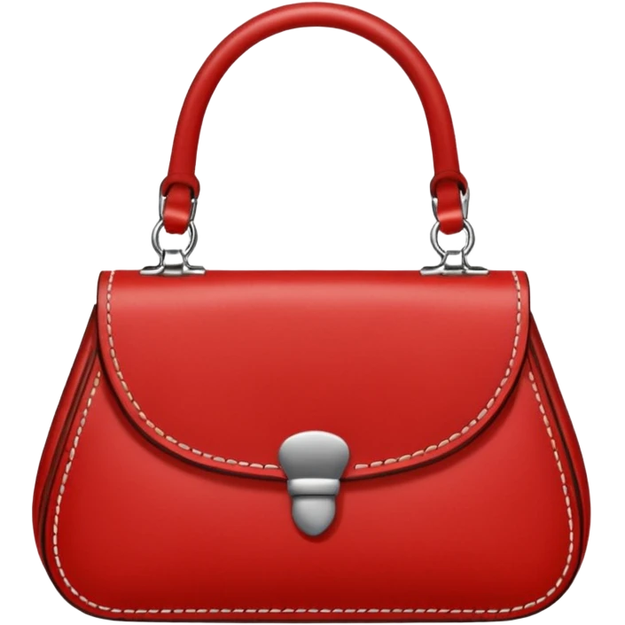 red letaher purse emoji