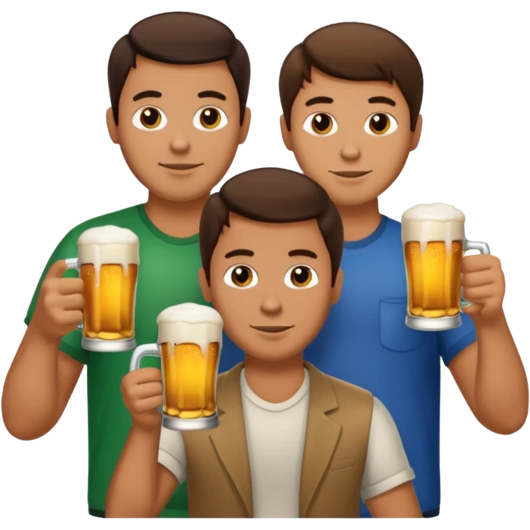 Seahawks drinking 3 men all brunette  emoji