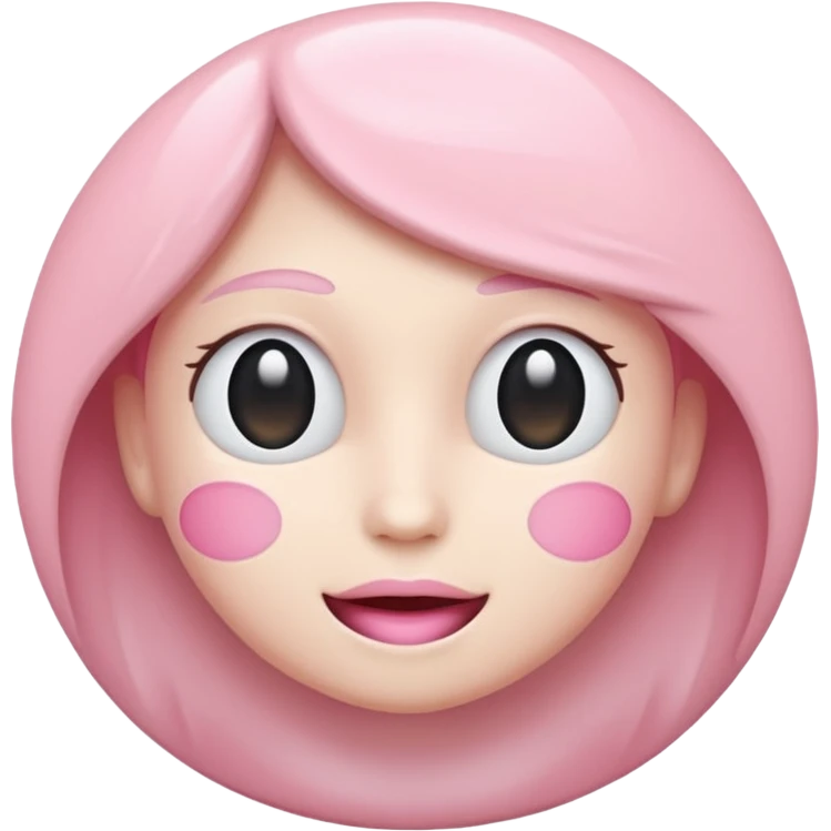 Netflix aesthetic "N" in pastel pink emoji