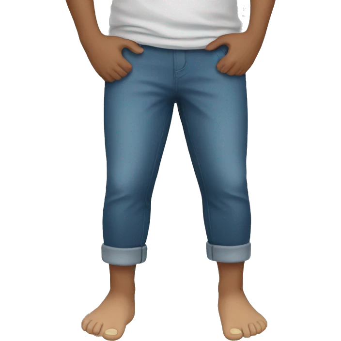 person with feet emoji