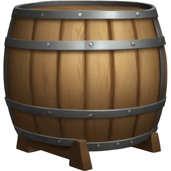 wooden barrel emoji