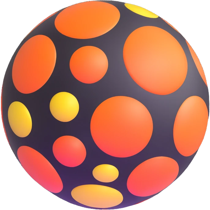 colorful bouncy ball emoji