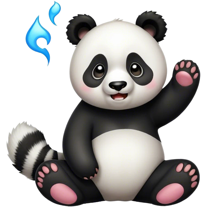 panda farting  emoji