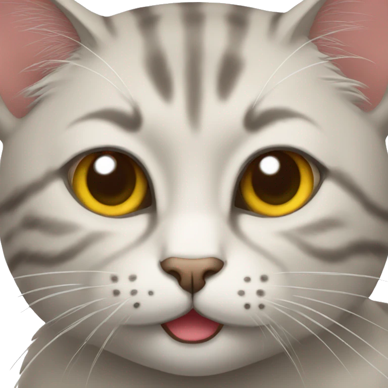 Cat winking emoji
