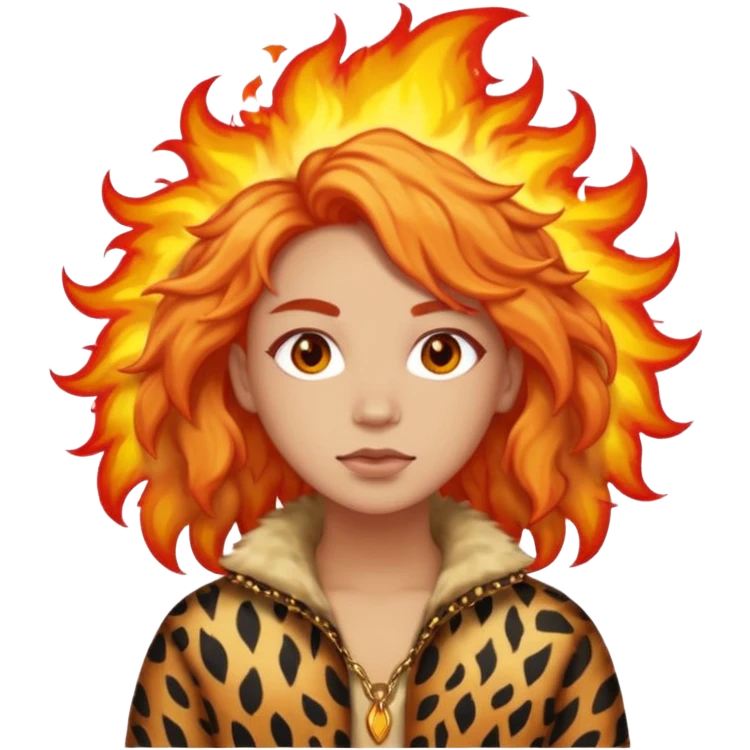 Dreamer, risk-taker, Fire, like animals emoji