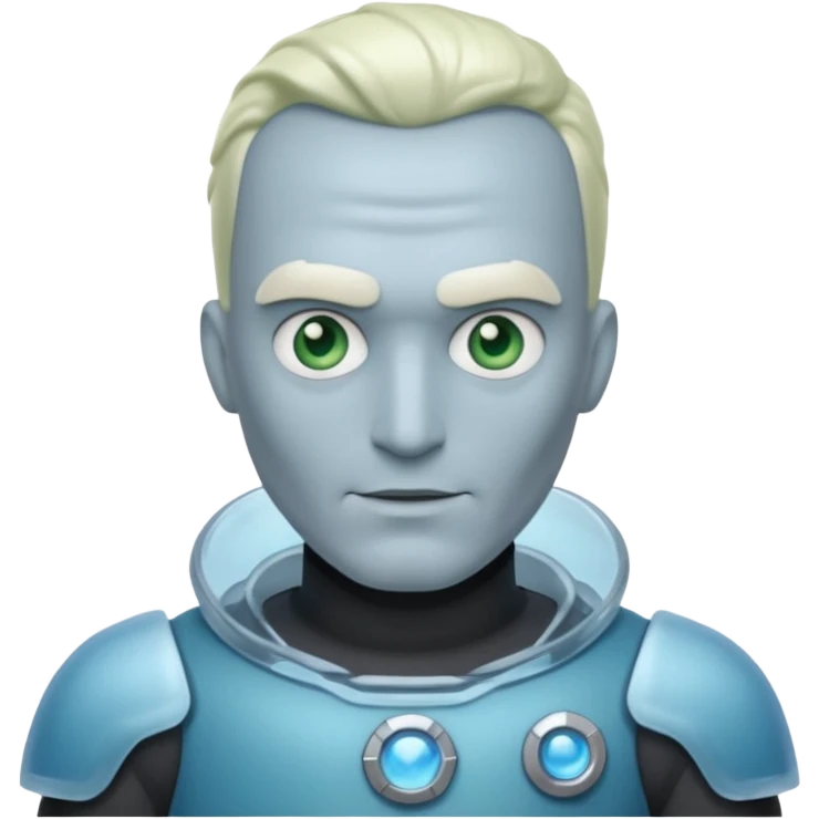 mr freeze with green shirt emoji