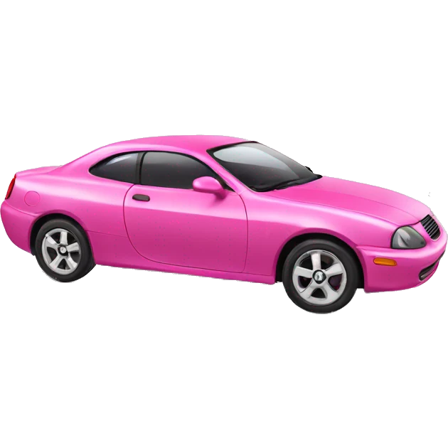 Pink coupe emoji