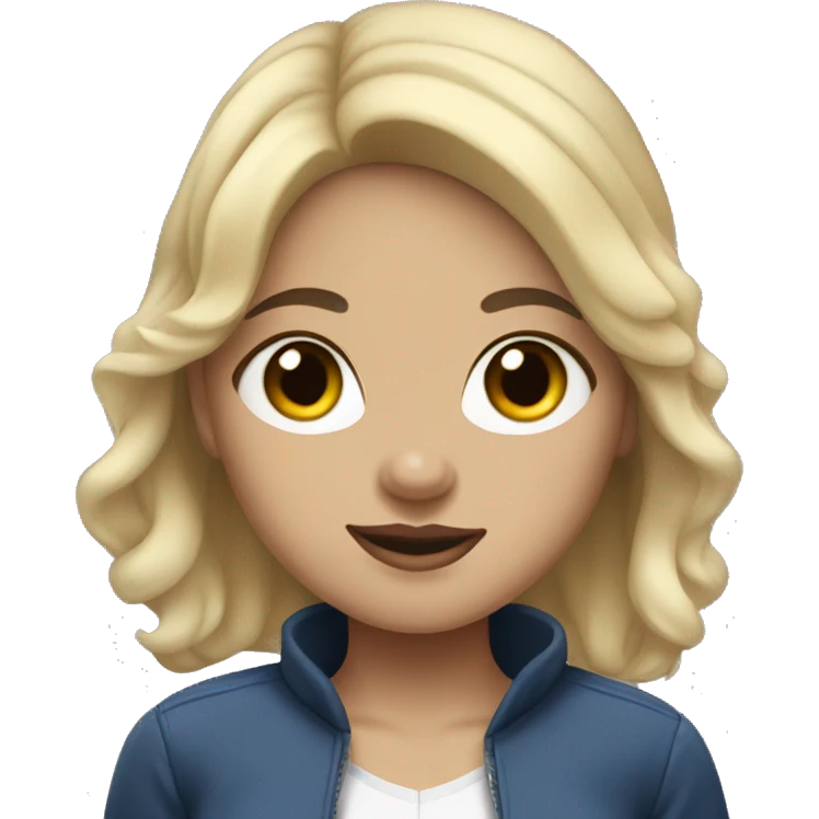 The boxer girl is light-skinned with white gloves emoji