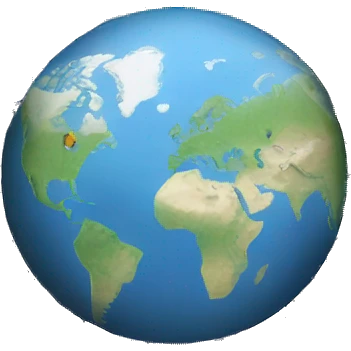 World and text with Agora emoji