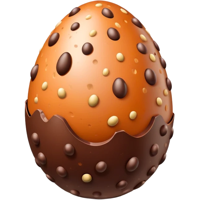 Easter egg made of malteaser emoji