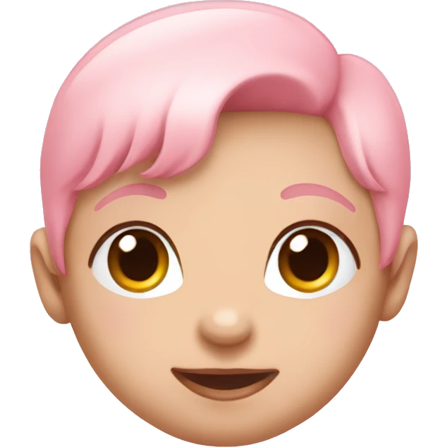Baby pink hert emoji