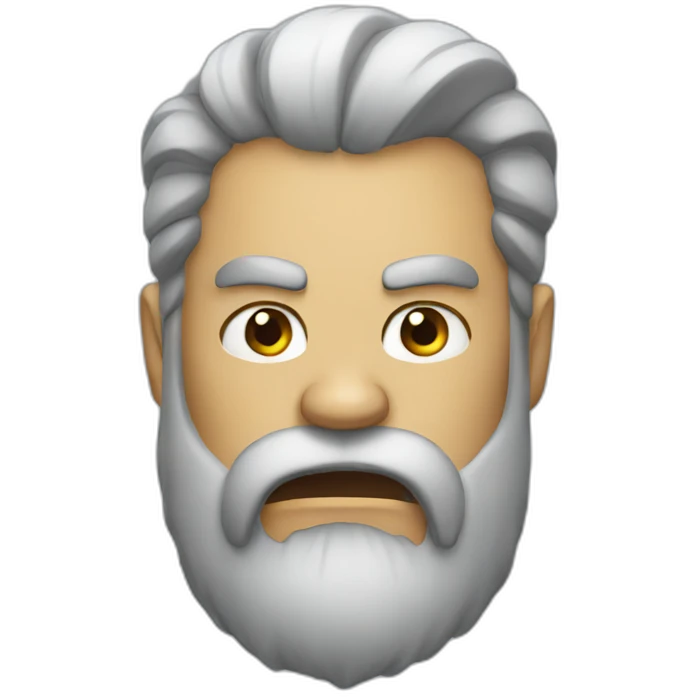 angry beard emoji