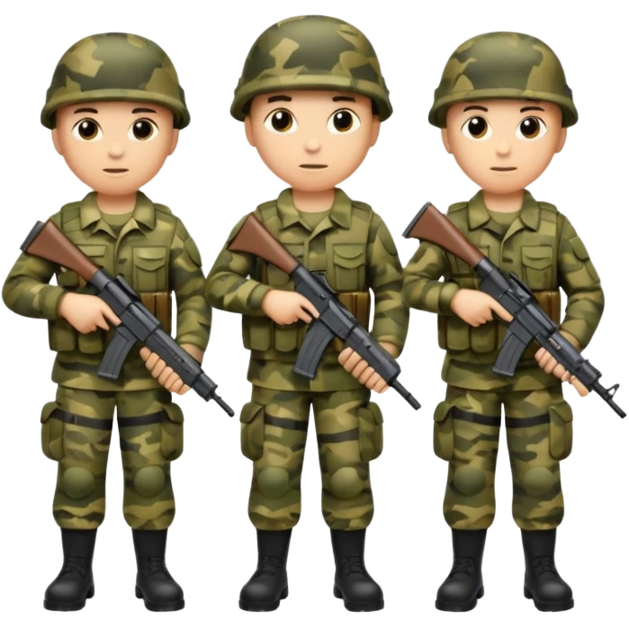 Guerilla warfare emoji