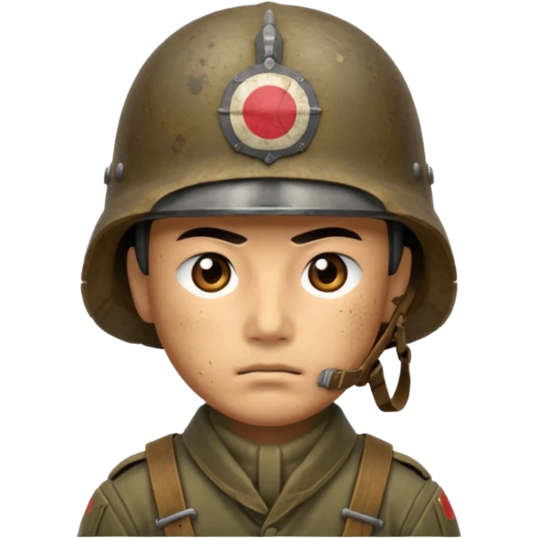 japanese ww2 soldier face emoji