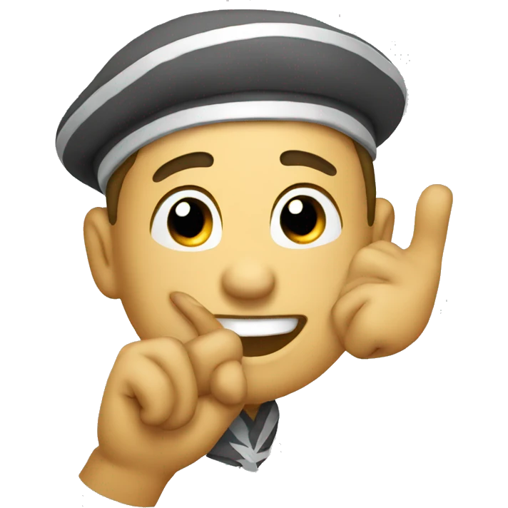 Salute with smile  emoji