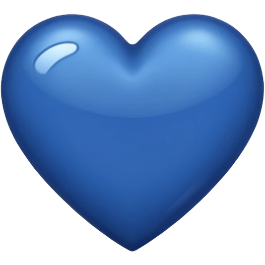 dark blue heart emoji