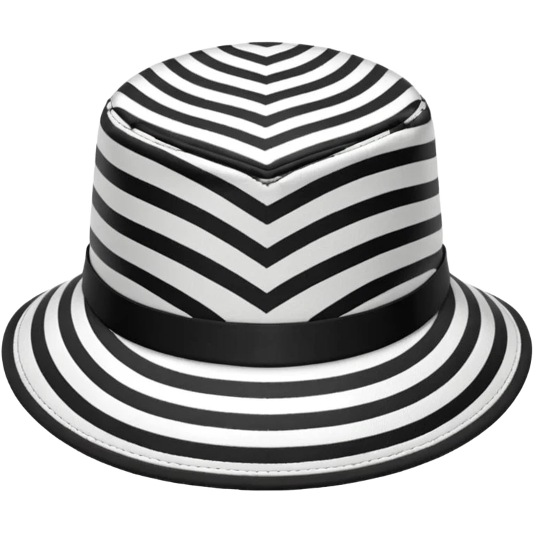 zebra print hat emoji