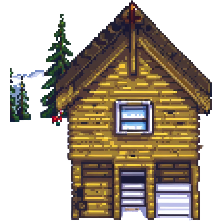 ski chalet  emoji
