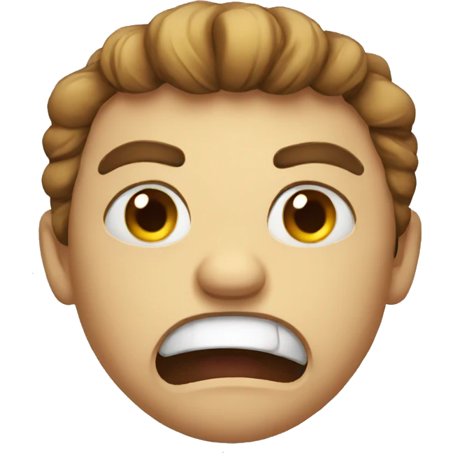 Angry face  emoji