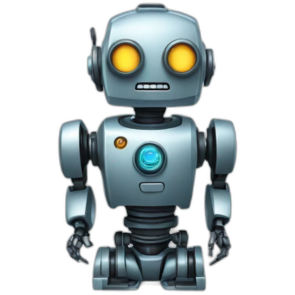 Robot caling emoji