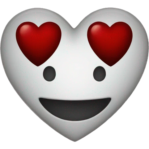 Dark red heart emoji