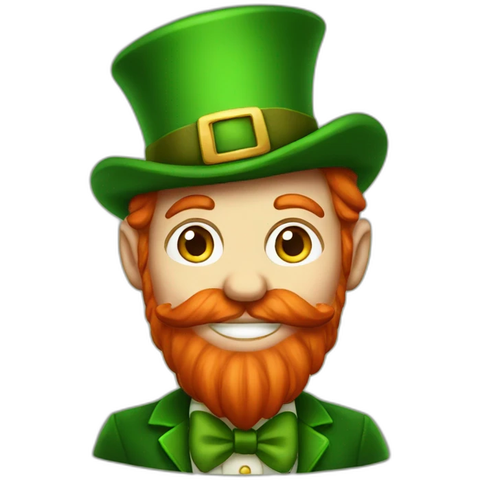red head leprechan emoji