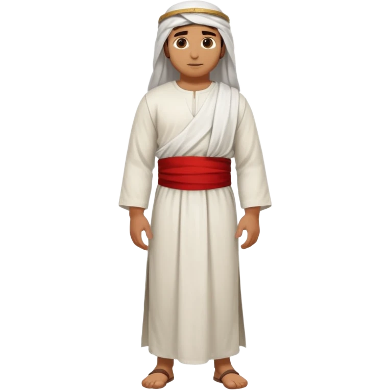 fullbody Middle Eastern man from Jerusalem, 1st century, tunic and sash emoji
