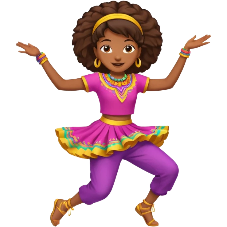 create a person emoji of Barcavibe is the superpower name Brings energy, momentum, and structure more fun and dancing more coloful emoji
