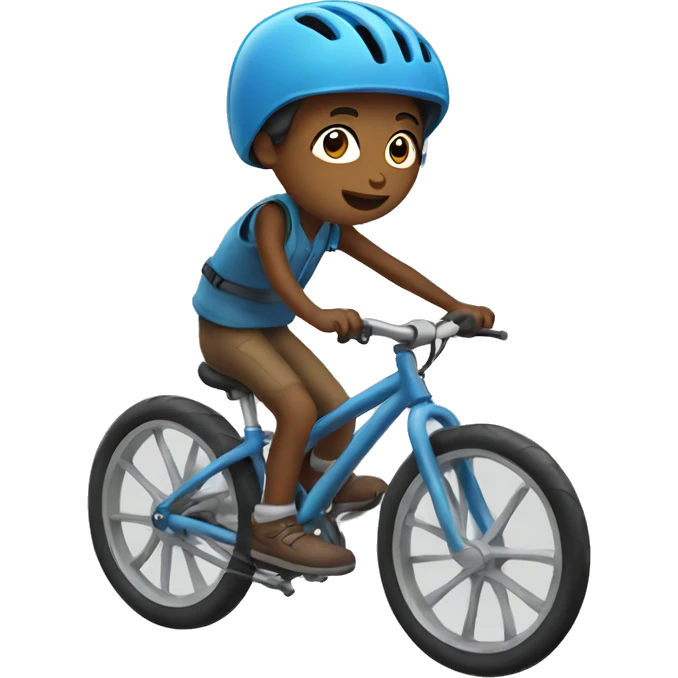 Kid on bike  emoji