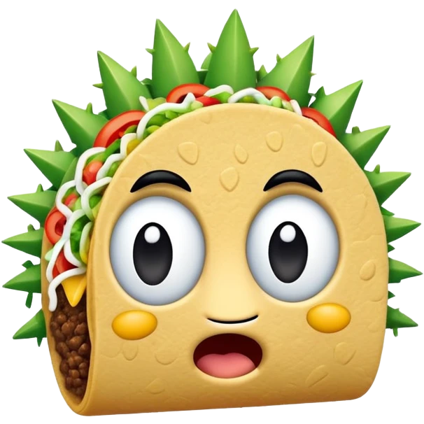 Taco from BFDI emoji