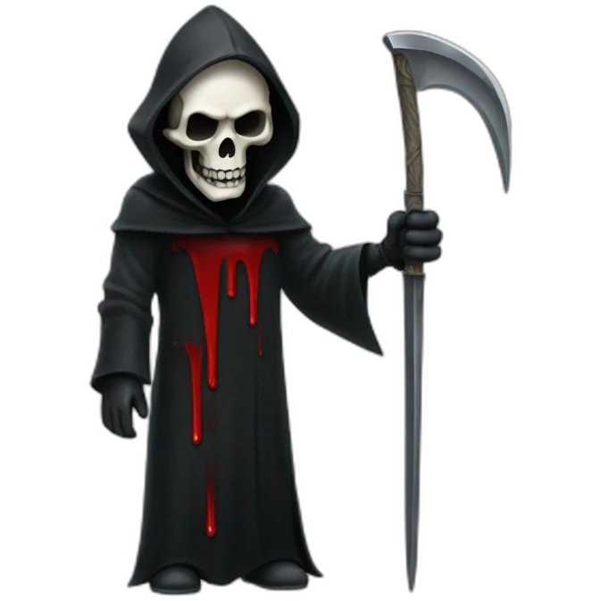 grim reaper timesheet blood emoji