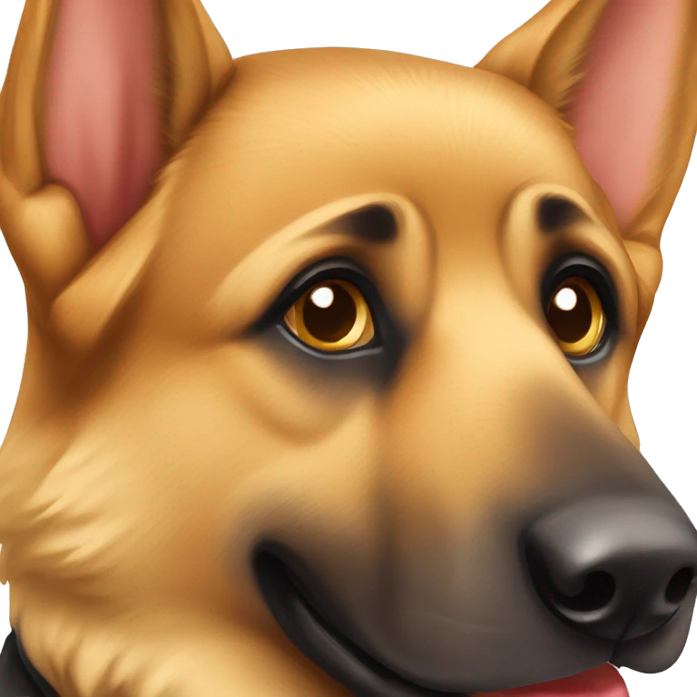 German shepard dog emoji