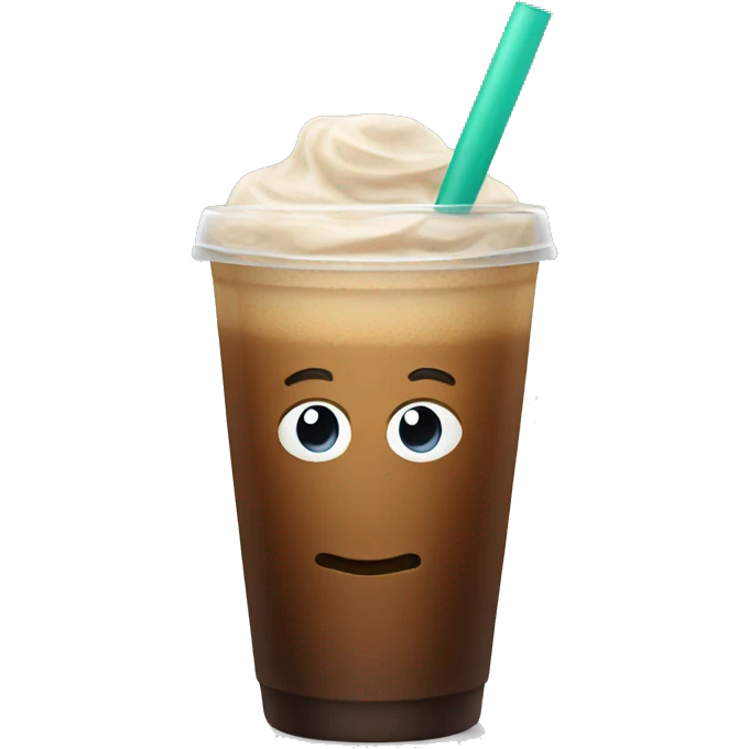 Ice coffee  emoji