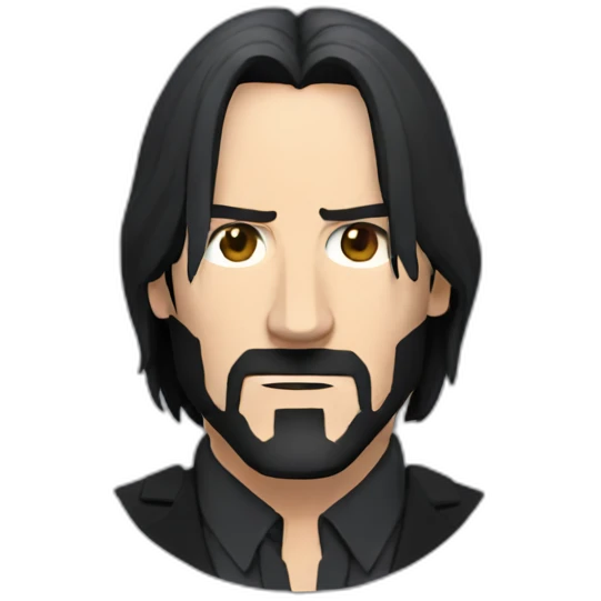 john wick head oh well emoji