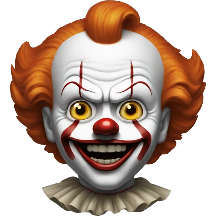 circular pennywise the clown emoji