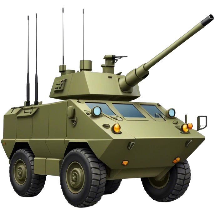 modern military armored vehicle emoji