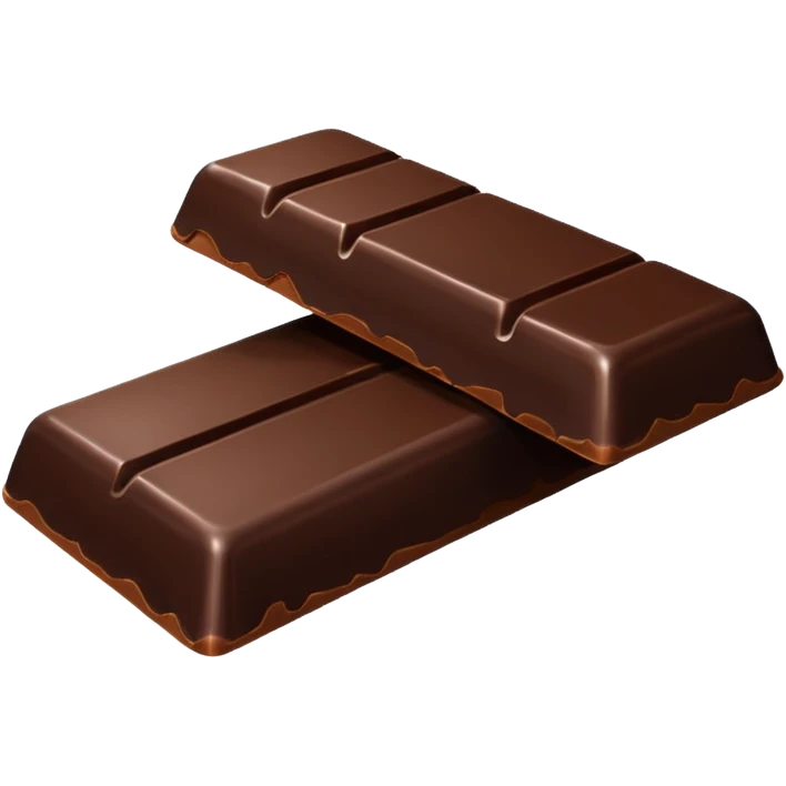 Dark chocolate emoji