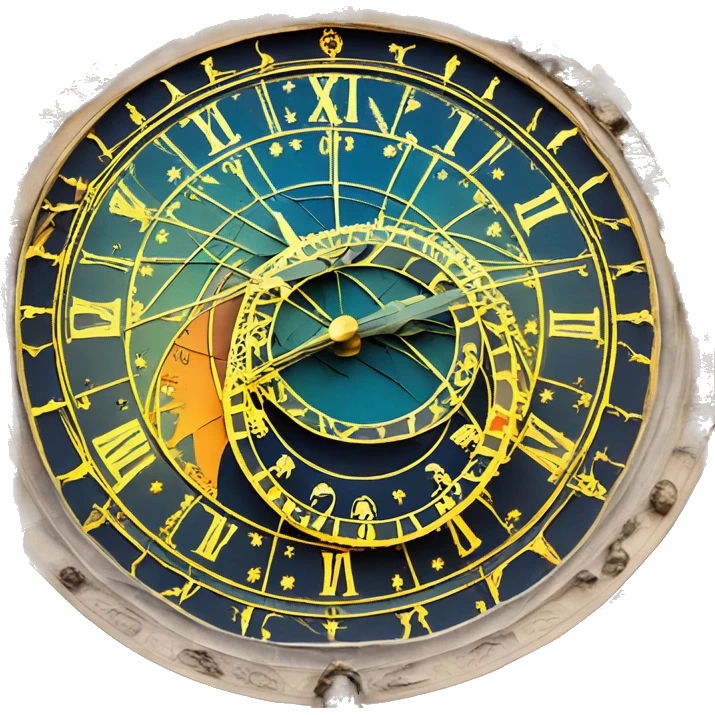 astronomical clock prague emoji