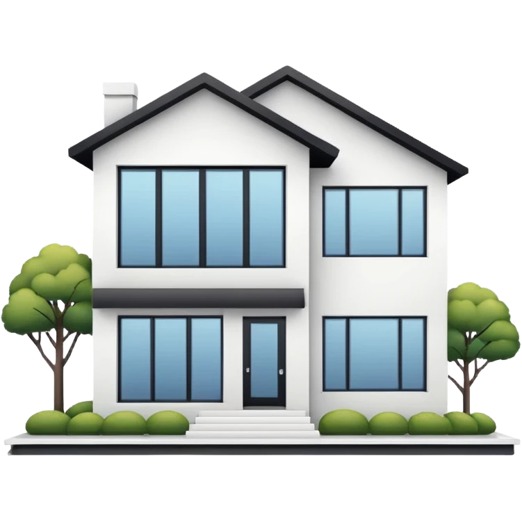 Clean aesthetic house  emoji