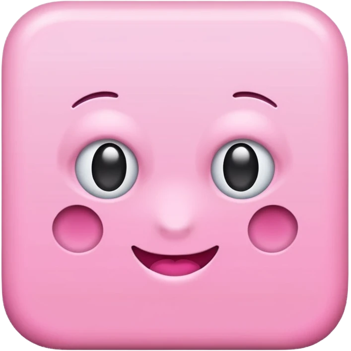 Pembe kare emoji