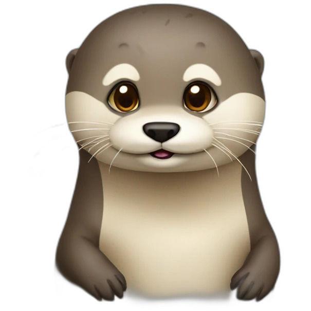 Loutre sur une tou emoji